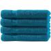 Merkanta 10-Part Towel Set - Petrol & Coffee Brown | 100% Cotton Bath Towels Guest Towels and Washcloths | Luxury Bathroom Essentials - Buy Online on GoSupps.com