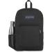 JanSport Cross Town School Backpack - Black | 17 x 12.5 x 6 | Simple Bookbag for Girls, Boys, Adults | 1 Main Compartment, Front Utility Pocket | Premium School Accessories - Buy Online on GoSupps.com
