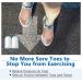 PrettSole Soft Silicone Toe Protectors - 5 Pairs Toe Caps for Corns, Calluses, Ingrown Toenail - Reduce Friction & Provide Cushioning - Buy Online on GoSupps.com