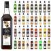 1883 Maison Routin France Syrup Pick N Mix - Choose From 100+ Flavours for Coffee Hot Chocolate Mocktails Iced Tea Cocktails Desserts Milkshakes - Pack of 6 x 1Ltr
