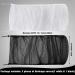 Adjustable Bird Cage Cover Nylon Mesh Netting Seed Catcher for Parrot Macaw - White & Black - 78 x 14.6 Inch - Buy Online on GoSupps.com