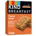 KIND Breakfast Bars, Peanut Butter, Gluten Free, 1.76oz, 32 Count Peanut Butter 32 Count (Pack of 1)