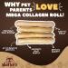 Woofley's Extra Thick Collagen Roll (10-12 Inch - 3 PCS) - Chews for Dogs - Bully Stick Rawhide Alternative Dog Chews No Hide Bones for Medium & Large Dogs - Buy Online on GoSupps.com