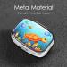  Turtle & Fish Printing Small Pill Case | Cute 2 Compartment Travel Pill Box | Organizer for Pocket & Purse Gifts  - Buy Online on GoSupps.com