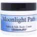 Eclectic Lady Moonlight Path Satin and Silk Cream Body Cream Body Lotion 2 oz - Shea Butter Aloe Silk Amino Acids Vitamin E Phthalate-Free Handcrafted in USA - Perfect For Women 2 Ounce (Pack of 1)