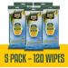 Grime Boss Fishing Wipes (5 x 24ct) - Removes Dirt, Cleans Hands, Rods, Reels, Tackle Boxes | Eliminates Fish Odor, Slime & Oil - Buy Online on GoSupps.com