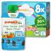 Pumpkin Organics Bio Vegetables Quetschies 8 Pack pumpkin carrot apple banana peach without added sugar - baby food for babies from the 6th month - gluten -free & vegetarian (8x100g)