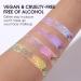 LANGMANNI 2Pcs Holographic Body Glitter Gel Set - Color Changing Glitter for Body, Face, Hair, and Lips - Vegan & Cruelty Free - 1.35 oz/pcs - Golden Ocean & Sparkling Pink - Buy Online on GoSupps.com