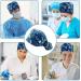Adjustable Long Hair Work Hat with Button Sweatband - Cotton Ponytail Hat for Women & Men (Color 16) - Buy Online on GoSupps.com