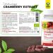 Buy Raab Vitalfood Organic Cranberry Extract Capsules - 90 Sugar-Free & Vegan 50mg Proanthocyanidins (PAC) - Gluten-Free International Shipping - Buy Online on GoSupps.com