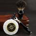 Ultimate Men's Shaving Kit: 3 Edge Razor Black Badger Hair Brush & Soap in Handmade Wooden Box - International Shipping Available - Buy Online on GoSupps.com