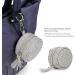 Bexdug Pacifier Bag | Diaper Bag Pacifier Holder with Locking Key & Storage Pod | Light Gray - Buy Online on GoSupps.com