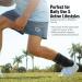 AnklePro Air Cushion Stirrup Ankle Brace - Adjustable 3-Strap Stabilizers for Injured Ankles & Foot Support | Customizable Air Cushion & Foam Pads - Regular Black - Buy Online on GoSupps.com