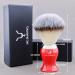 JAG Shaving Razor Brush - Synthetic Silver Spitz Hair for Men & Women | Perfect Shaving Brush in Red - Ideal for Shaving Cream & Razors - Buy Online on GoSupps.com