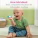 MAM Learn to Brush Set (1 Baby's Brush Toothbrush 1 Training Brush 1 Safety Shield) Baby Toothbrushes with Brushy the Bear Interactive App For Girls 5+ Months Pink - Buy Online on GoSupps.com