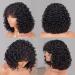 LuvMe Hair 12 Curly Wig with Bangs- Short Human Hair Wigs for Black Women - Buy Online on GoSupps.com