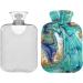 NAANLE Hot Water Bottle with Stone Marble Cover | 1L Heat Bottle for Back Pain Relief & Cold Therapy | Perfect Hand & Foot Warmer - Buy Online on GoSupps.com