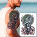 Cerlaza Temporary Tattoo Sleeves - Full Arm & Leg Fake Tattoos for Men and Women - Waterproof & Long Lasting - 10 Sheets - Buy Online on GoSupps.com
