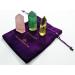 Polar Jade 3-Piece Crystal Rod Set: Rose Quartz Yellow Quartz & Fluorite for Chakra Healing & Meditation Decor - Buy Online on GoSupps.com
