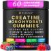 kukaly Creatine Monohydrate Gummies for Men & Women, 9000MG Creatine Gummies Sugar Free - Mixed Flavored with L-Taurine, BCAA 2:1, B12 B6 for Boost Strength, Focus & Endurance, Vegan, Non-GMO, 60pcs