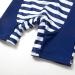BONVERANO Baby Boy Long-Sleeved UV Protection Swimsuit Blue 9 Months - Buy Online on GoSupps.com