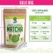 Japanese Ceremonial Matcha Green Tea Powder - USDA & JAS Organic - 1st Harvest - High Grade - From Japan - Ideal for Latte, Shake, Smoothies & Baking - 3.52oz (100g) - Buy Online on GoSupps.com