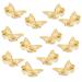 24-Piece Gold Butterfly Hair Clips for Women and Girls - Metal Hollow Hairpins in Left and Right Styles - Buy Online on GoSupps.com