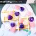Xianvxi 1.2 Heartstones Set: Amethyst Rose Quartz & Clear Quartz Healing Crystals - Large Gemstones for Heart Chakra - Buy Online on GoSupps.com