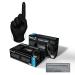PermaSafe HD Industrial Nitrile Disposable Gloves 6+ Mil Latex Free Raised Diamond Texture Mechanic s Gloves Large Box of 100