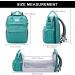 Buy SndMor Mint Green Diaper Backpack - Multifunctional Wrap Bag with Bed Function Stroller Hook & Large Capacity for Moms & Dads - Buy Online on GoSupps.com