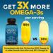 Viva Naturals Omega 3 Fish Oil - 180 Capsules for Heart & Joint Health - Buy Online on GoSupps.com