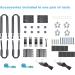 2 Pairs Heavy Duty Kayak Rack with Ratchet Tie - Easy Mount on Car Roof Top Crossbar for Kayak Canoe Boat Surf Ski - J-Bar Rack - Buy Online on GoSupps.com