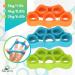 Serenily Hand Grip Strength Trainer - 6 Pack Hand Grip Strengthener for Forearm Workout & Finger Exercises. Ideal for Carpal Tunnel, Arthritis, Wrist Pain & Physical Therapy - Buy Online on GoSupps.com