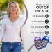 OZO Fitness CS1 Easy Pedometer for Walking - Step Counter with Large Display  Clip on and Lanyard Purple - Buy Online on GoSupps.com