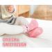 Dookeh Baby Girl Pink Soft Sole Sneakers | Non-Slip First Walking Shoes 2-3 Years | Toddler Infant Babygirl Sock Shoes - Buy Online on GoSupps.com