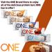 One Brands One Bar Chocolate Chip Cookie Dough - 12 Bars (2.12 oz each) - High Protein Snack - Buy Online on GoSupps.com