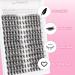 LANKIZ Manga Lashes | Natural Look Lash Clusters & Individual Extensions | D Curl 8-16mm | Korean & Asian Makeup | Fluffy Mink Wispy False Eyelashes - Buy Online on GoSupps.com