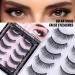 SeiBes Self-Adhesive Eyelashes - 5 Pairs Reusable Fluffy Natural Look False Lashes for Beginners | Easy Application Gift - Buy Online on GoSupps.com
