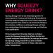 Squeezy Energy Drink ISO Powder - 650g Orange | Isotonic Sports Drink for Training & Competition | Energy Electrolytes Potassium & Sodium - Buy Online on GoSupps.com