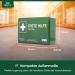 Complete DIN 13157:2021 First Aid Package - Basic Plus with Wall Bracket Registration Block Guide & Seal Sticker - Ideal for Company Associations - Buy Online on GoSupps.com