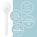 Plasticpro Disposable White Soup Spoons - Pack of 50 Heavyweight Utensils - Buy Online on GoSupps.com