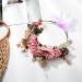 AWaytr Boho Flower Crown Headband - Handmade Pink & Purple Festival Headdresses for Women and Girls | International Shipping - Buy Online on GoSupps.com