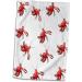 3D Rose Red Crawfish Hand Towel - 15 x 22 Inches | Repeat Pattern Design - Buy Online on GoSupps.com