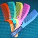 5-Piece Women's Tooth Comb Set | Styling Essentials Round Comb with Handle - Buy Online on GoSupps.com