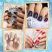 Thanksgiving Full Nail Stickers Fall Wraps Manicure Kit - 336 Pieces, Self-Adhesive Decals for Women & Girls - Cute Colorful Style - Buy Online on GoSupps.com