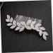FRCOLOR Wedding Tiara Tiara Bridal Side Comb Crystal Hair Comb Bridal Comb Wedding Hair Comb Wedding Hair Accessories Bride Simple Wedding Headpiece - Buy Online on GoSupps.com