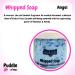 Angel Whipped Soap Body Wash - 150g - Natural Oils and Butters - Perfume Scent - Vegan Friendly - Puddle of Wax - Made in the UK - Buy Online on GoSupps.com