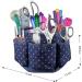 SINGER Sewing Storage Desktop Spinner in Navy with Pink Polka Dots - Buy Online on GoSupps.com