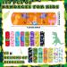 150 Pcs Bulk Kids Dinosaur Bandages - 15 Fun Styles, Adhesive & Flexible for Boys, Girls, Students - Cartoon Design - Buy Online on GoSupps.com