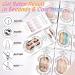 Almond White Chrome Press on Nails - 24PCS | Glossy Gel Finish | Reusable & Polish-Free | 12 Sizes | Canvalite - Buy Online on GoSupps.com